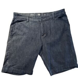 St Johns Bay Bermuda Preppy Denim Shorts Women's Size 20W Dark Wash